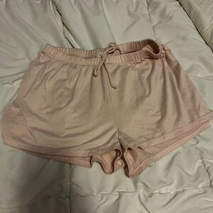 Women's Pink Pajama Shorts